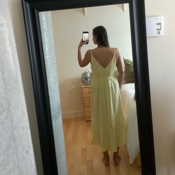 Yellow summer dress | Mango | Large size - Picture 5 of 5